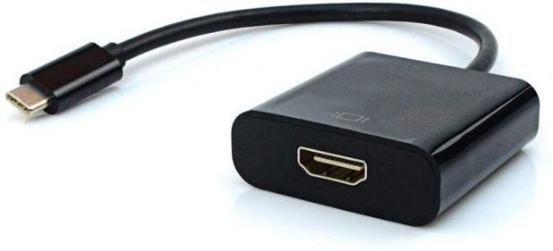 cabo adaptador usb tipo-c m x hdmi f adp-303bk plus cable